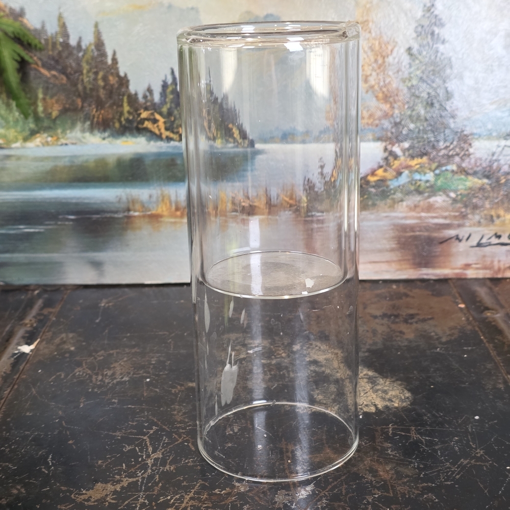 TALL Double Wall Clear Glass Candle Hurricane PROP | Cruel Intentions Set Decor